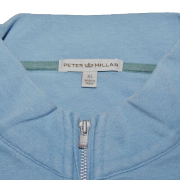 SHARP Peter Millar Crown Soft Lightweight 100% Cotton 1/4 Zip XL, No Club Logos - Picture 6 of 9